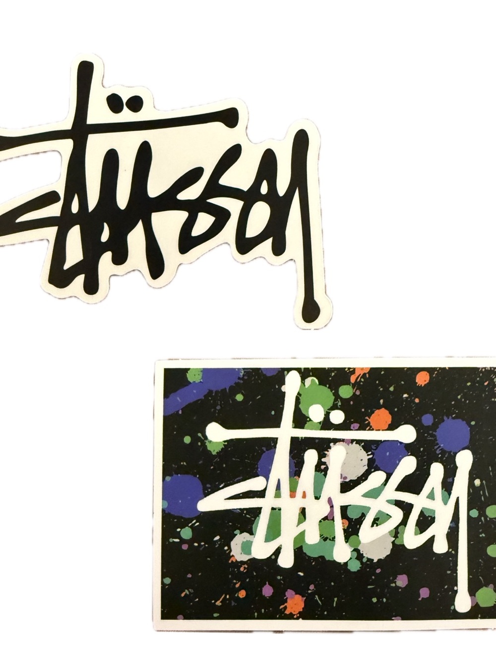 Stüssy Style Logo Sticker Lot of 2 Graffiti Streetwear Skate Art Decals